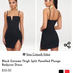Little black dress- pretty little thing